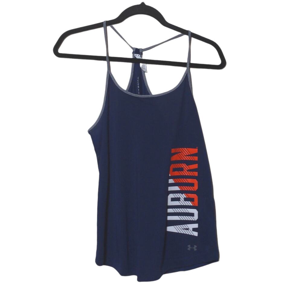 Under Armour Y Back Auburn Tank Top in Navy Blue – Size S – EUC